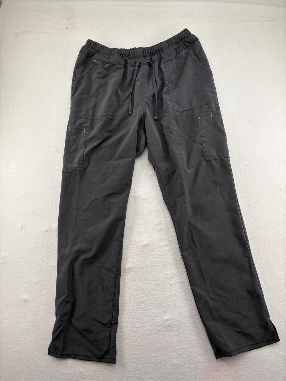 Scrubstar Black Women's Drawstring Cargo Joggers